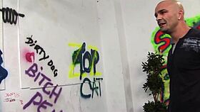 wanna see milf kerry louise's shaved pussy gape on that monster cock post-workout ring fuck?