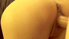 she bends over taking it deep from behind in raw uncensored doggy action