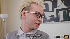 cuck4k. husband watches little russian slut roughly pounded