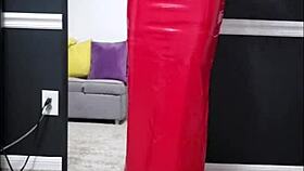 getting ready with a sexy twist for the night club in my skimpiest dress and heels