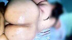 venezuelan milf hunts cum blast on huge tits