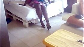 Craving BBC I bent over for creampie pounding from ebony monster