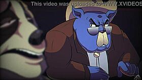 speed bear o ravages bunny boo in wild cartoon romp 😈🍑💦😂