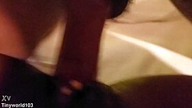 tiny stripper bii rides massive black cock hard