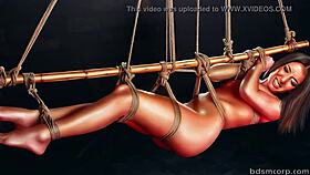 i'm bound and punished in this intense bdsm dungeon