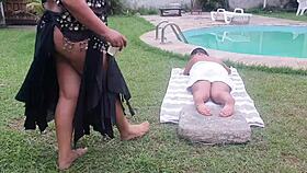 taissa winkler gets oiled up during naughty indian latina massage turning into wild ass play