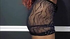 getting ready with a sexy twist for the night club in my skimpiest dress and heels