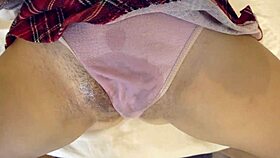 college cutie caught rubbing her juicy wet pussy secretly