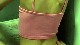 POV BURYING Dick DEEP in Petite 18+ CANDIE CROSS' TINY Hips POUNDING DOGGY