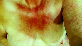 dawnskye1962's huge natural tits and wet hairy pussy fingered to orgasm