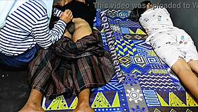 Steamy threesome as wife and buddy savor thick cock together