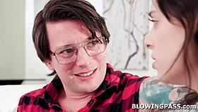 I'm practicing deepthroat on this thick monster cock daily