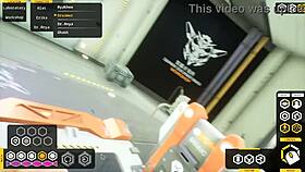 playing hot sex game cowgirl riding handjob action! 🎮🍆💦