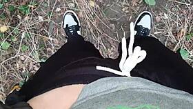 Intense Forest Lesbian Masturbation Risk