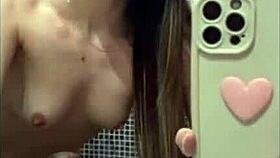 they shoved it all in me in the bathroom quick horny pov fuck recorded