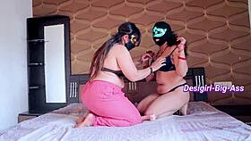 Two Busty Friends Lick Pussy and Use Toys in Secret Room
