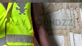 Watch the most intense guy moaning jerking huge cock crazy cumshot public outdoor