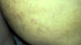 big juicy latina ass bent over for rough doggystyle creampie and squirting