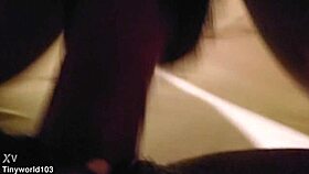 tiny stripper bii rides massive black cock hard