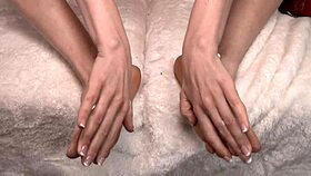 Alix lynx's perfect feet tease your throbbing cock