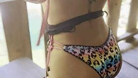 i stretch my big latina ass wide with dildo closeup training for monster cocks