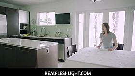 REALLFLESHLIGHT TEEN 18+ SUCKS AND FUCKS IN KITCHEN FREEUSE