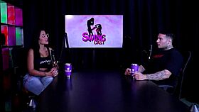 check out these steamy swingers moments from rafinha at cref with sheer red lingerie tease