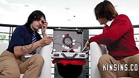 Watch this taboo fantasy unfold with intense fucking