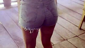 i stretch my big latina ass wide with dildo closeup training for monster cocks