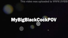 naughty eveline dellai takes big black cock deep up ass in hot pov