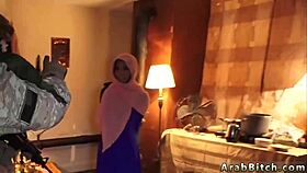 ARAB ARMY TEEN SUCKS OFF SOLDIERS IN UNIFORM TO PAY RENT WITH DEEPTHROAT