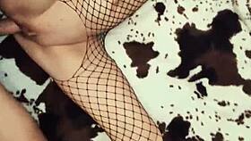 fishnet underwear hugging that milf ass in pov looks so damn exciting wanna rip it off