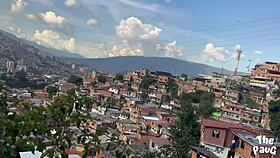 raw passion as hot 21yo colombian babe's ass takes deep anal creampie in medellin hotel