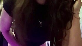 Hey in the club tonight I just have to finger my wet pussy right here