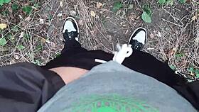 Intense Forest Lesbian Masturbation Risk