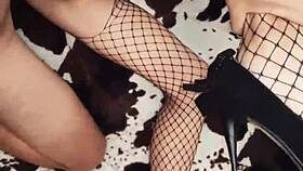 fishnet underwear hugging that milf ass in pov looks so damn exciting wanna rip it off