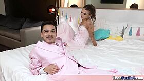 Hey, check out Nikki the porn night virgin getting her first real romantic fuck and loving every thrust