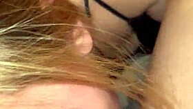 Sloppy deepthroat facefuck leaves skinny blonde choking on cum