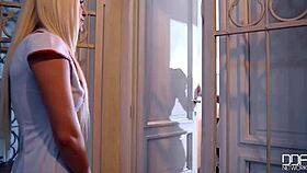 Nurse and maid team up for patient recovery in hospital