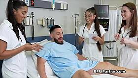 Naughty doctors can't resist feasting on patient's big dick 🍆👩‍⚕️