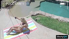 nanny slut drains boss's huge cock with her tight wet pussy rides