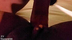 tiny stripper bii rides massive black cock hard