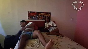 sexy latina teen POV anal in team jersey craving ass play