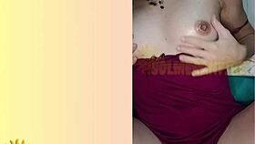 natural redhead sol megan fire cums hard on video call