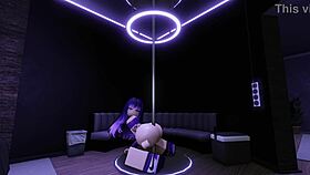 Watch my big ass shake wildly as clothes rip off