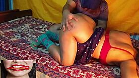 rajasthani couple rough riding tits bouncing hot sex tape