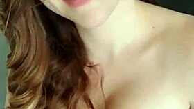 Kate's eye contact challenge teases lactating tits so hot!