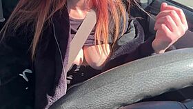 wanna see this horny italian milf artemisia flash juicy tits in car?