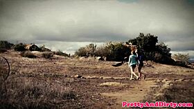 redhead milf's ass wrecked hard in steamy ffm threesome