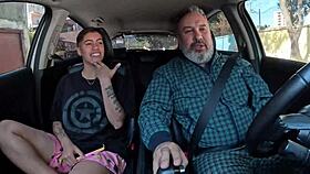 hopped in for a ride now fucking cristal's virgin ass